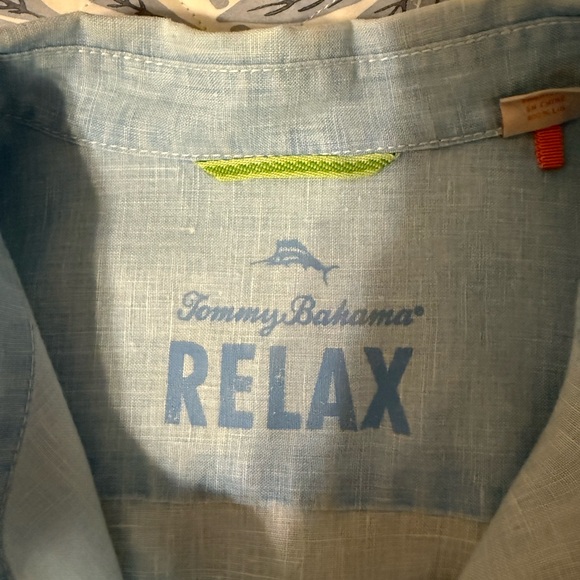 Tommy Bahama Men’s XXL Light Blue Shirt❗️ - Picture 7 of 13